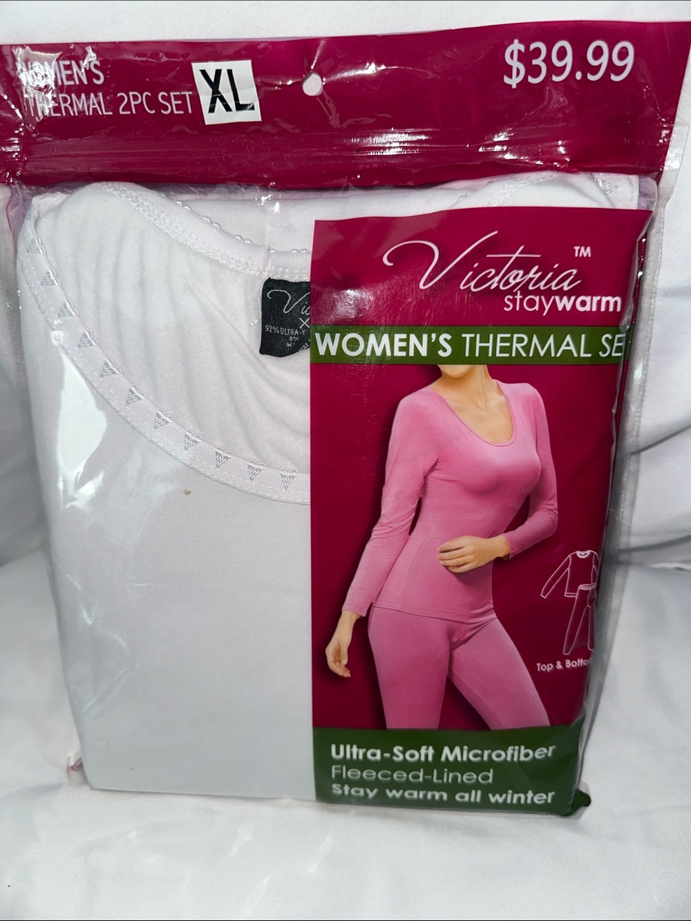 Women's Thermal Set in Pink